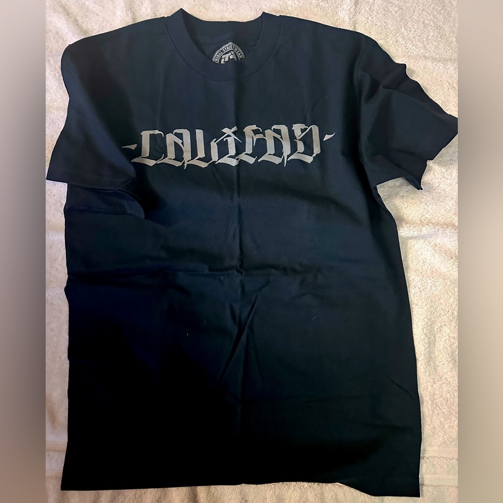Mens Tribal Gear Medium Navy Shirt, NWOT